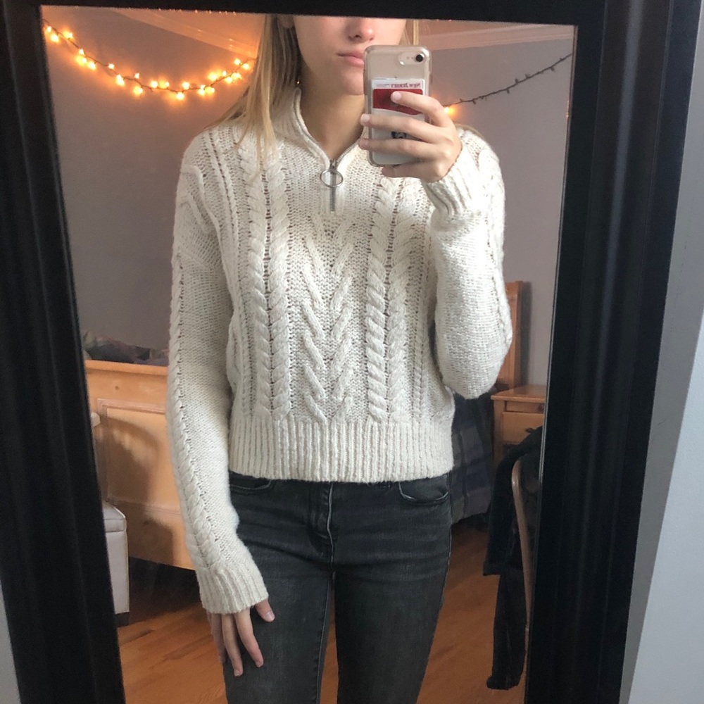Pacsun Quarter Zip Sweater